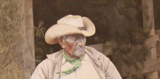 Gordon Snidow Sure Enough A Good Hand gouache watercolor western painting cowboy vaquero