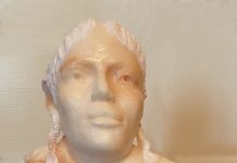 Alvin Marshall Navajo Sunset Native American sculpture Indian stone carving western