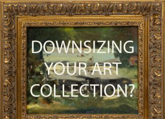 Downsizing your art collection