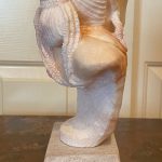 Alvin Marshall Navajo Sunset Native American sculpture Indian stone carving western side