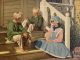 Ken Freeman Sunday Morning girl boy children Sunday best church worship figure figurative western oil painting