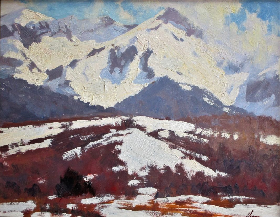 Lorenzo-Chavez_San-Juan-March Lorenzo Chavez San Juan March high mountain western landscape oil painting snow