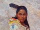 Mike Desatnick The Young Huntsman Native American Indian warrior Pendleton blanket western oil painting
