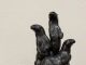 Gerald Balciar Riverside otter wildlife bronze scultpure