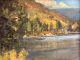 Gene Costanza Moving Toward October lake stream river high mountain landscape oil painting