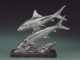 Kent Ullberg Silver Ghosts fish ocean fishing wildlife sculpture stainless steel bronze