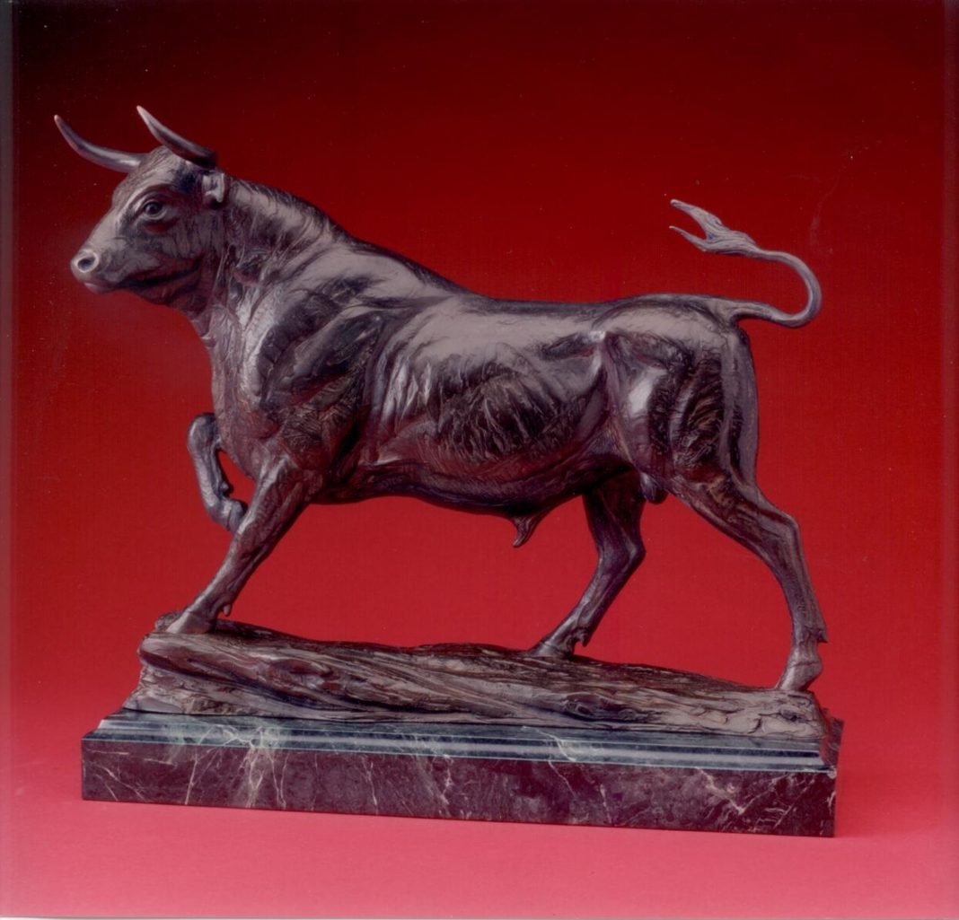 Kent Ullberg Toro Bravo bull western bronze sculpture