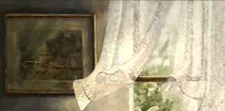 Sonya Terpening Spring Breeze house home living room family room household antique watercolor painting