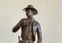 Pat Haptonstall Arizona Ranger police security lawman western bronze sculpture cowboy