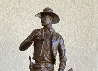 Pat Haptonstall Arizona Ranger police security lawman western bronze sculpture cowboy