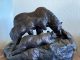 Bob Robert Scriver Three Bears wildlife bronze sculpture