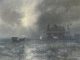 Carl J. Smith Company Coming horse carriage homestead house ranch farm cloudy day windmill western oil painting