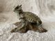 R. Thompson Horny Toad wildlife bronze sculpture