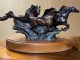 Snell Johnson My Friends II horse horses equine running horses western bronze sculpture