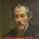 David Leffel Self Portrait figure figurative artist oil painting sold