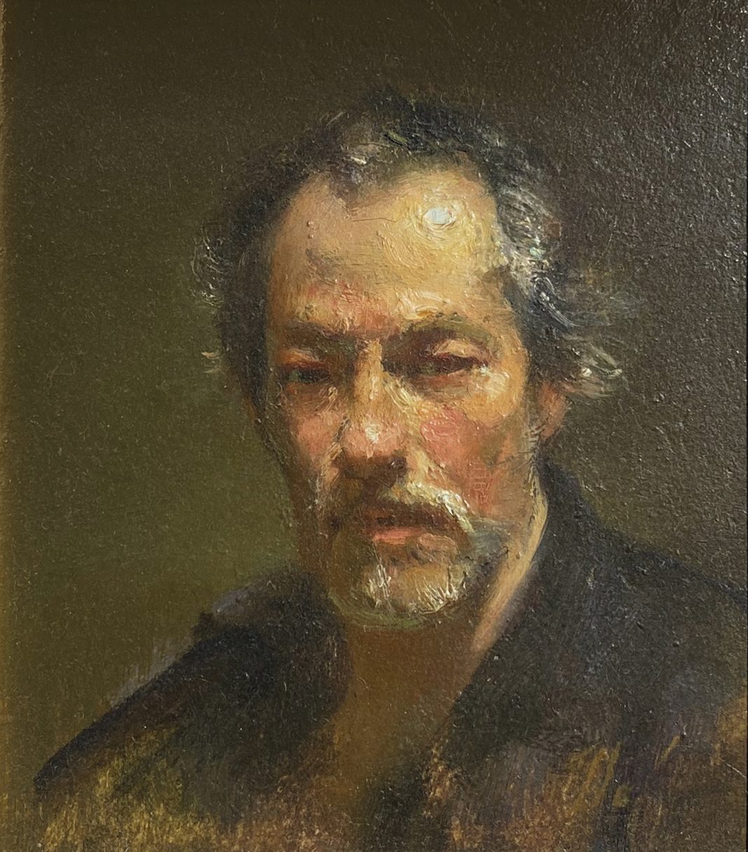 David Leffel Self Portrait figure figurative artist oil painting