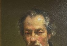 David Leffel Self Portrait figure figurative artist oil painting