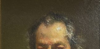 David Leffel Self Portrait figure figurative artist oil painting