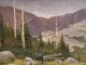 Ralph Oberg Mountain Monsoons western landscape oil painting pine trees mountains rocks