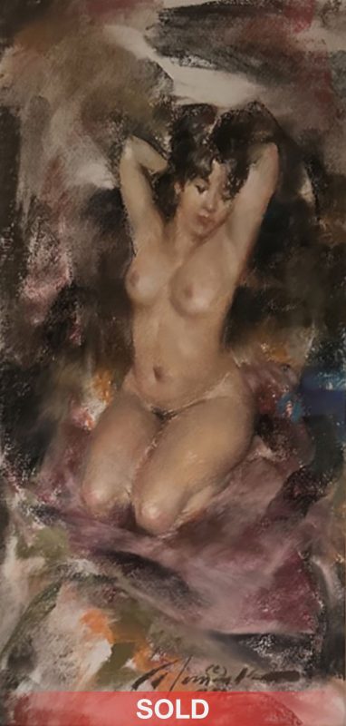 Ramon Kelley Rebecca's Dream nude naked woman undressed figure figurative oil painting