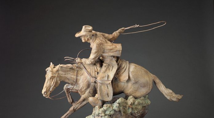 Jason Scull Out Where The Wild One Run cowboy horse lasso rope ranch farm corral roping western bronze sculpture