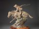 Jason Scull Out Where The Wild One Run cowboy horse lasso rope ranch farm corral roping western bronze sculpture