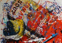 Chuck Middlekauff Tomato Extract cowboy Campbell's Soup pop western art painting