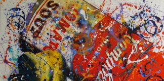 Chuck Middlekauff Tomato Extract cowboy Campbell's Soup pop western art painting