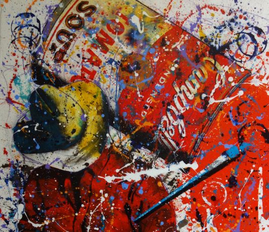 Chuck Middlekauff Tomato Extract cowboy Campbell's Soup pop western art painting