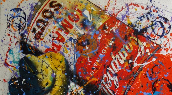 Chuck Middlekauff Tomato Extract cowboy Campbell's Soup pop western art painting