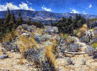 Daniel Mundy Desert Magic western landscape oil painting California