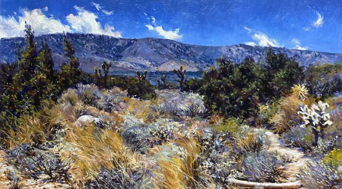 Daniel Mundy Desert Magic western landscape oil painting California