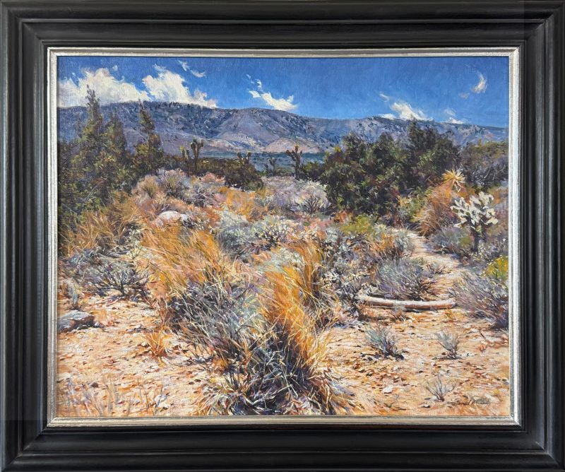 Daniel Mundy Desert Magic western landscape oil painting California framed