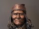 Ed Natiya Geronimo Native American Indian chief warrior suspect criminal vigilante western bronze sculpture
