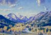 Randy Van Beek King Of The High Country deer wildlife whitetail oil painting