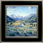 Randy Van Beek King Of The High Country deer wildlife whitetail oil painting