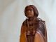 Bob Boomer Gathering Acorns Native American Indian woodcarving western figure figurative woman close up