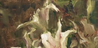 Kyle Ma Lilies flower floral still life stillife oil painting