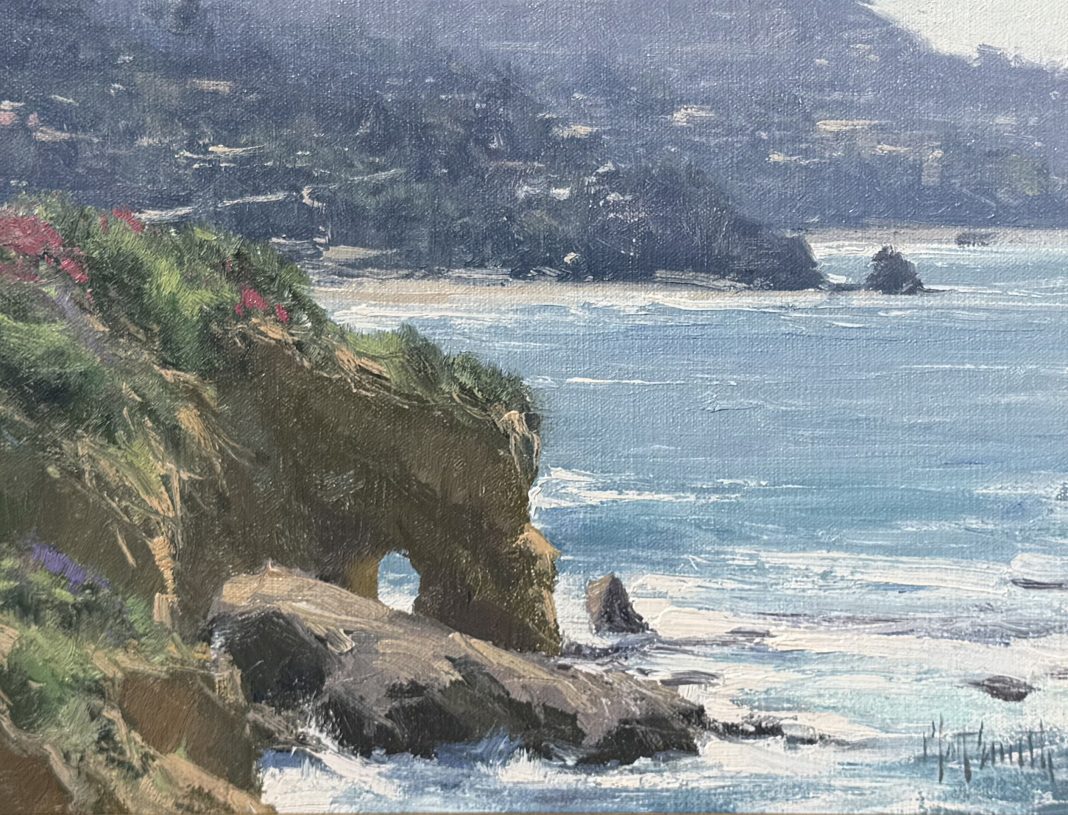 Matt Smith Laguna Beach California sea ocean shore western landscape seascape oil painting