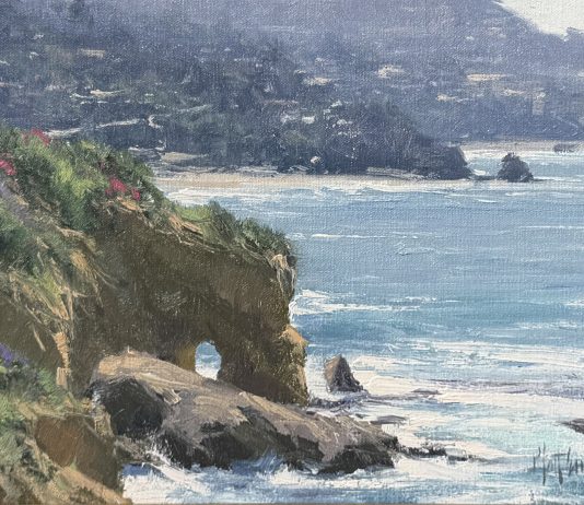 Matt Smith Laguna Beach California sea ocean shore western landscape seascape oil painting