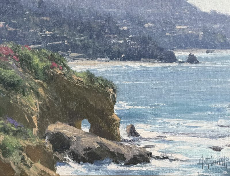 Matt Smith Laguna Beach California sea ocean shore western landscape seascape oil painting