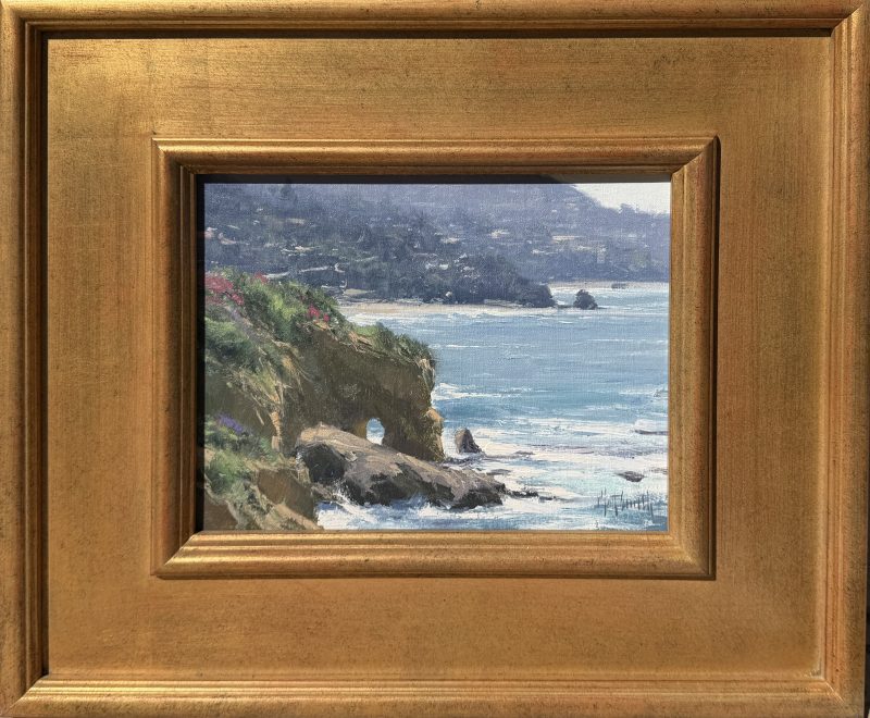 Matt Smith Laguna Beach California sea ocean shore western landscape seascape oil painting framed